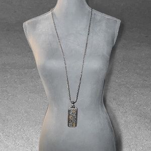 Long Hidden Mirror Necklace